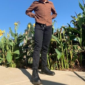 Vintage brown suede top